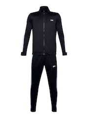 Under Armour Black Under Armour Grey/Black Rival Knit Hooded Tracksuit - Image 8 of 9