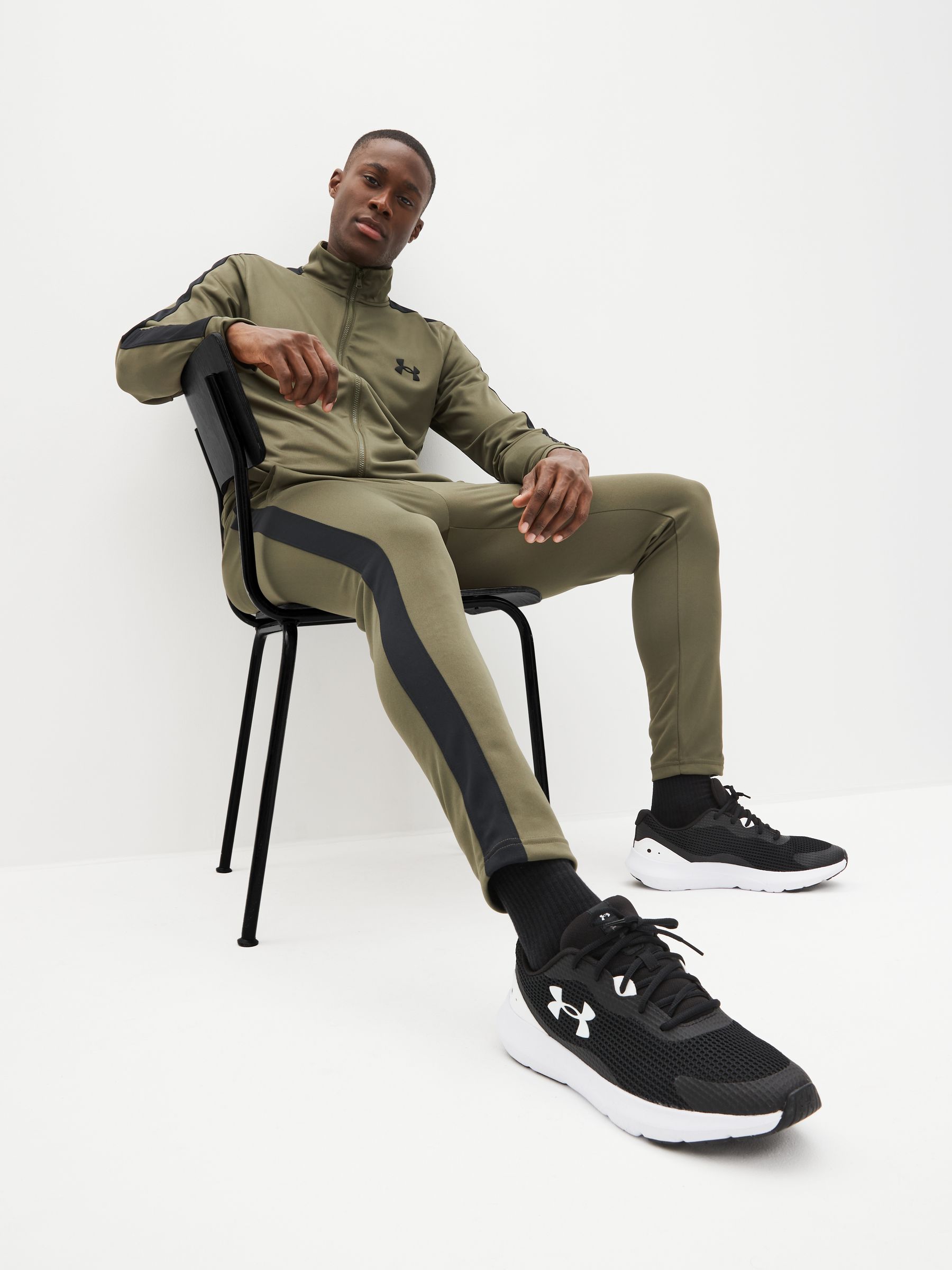 UNDER ARMOUR COLDGEAR MD ダークグリーン Under Armour Men's ColdGear Mock Neck Compression Long Sleeve