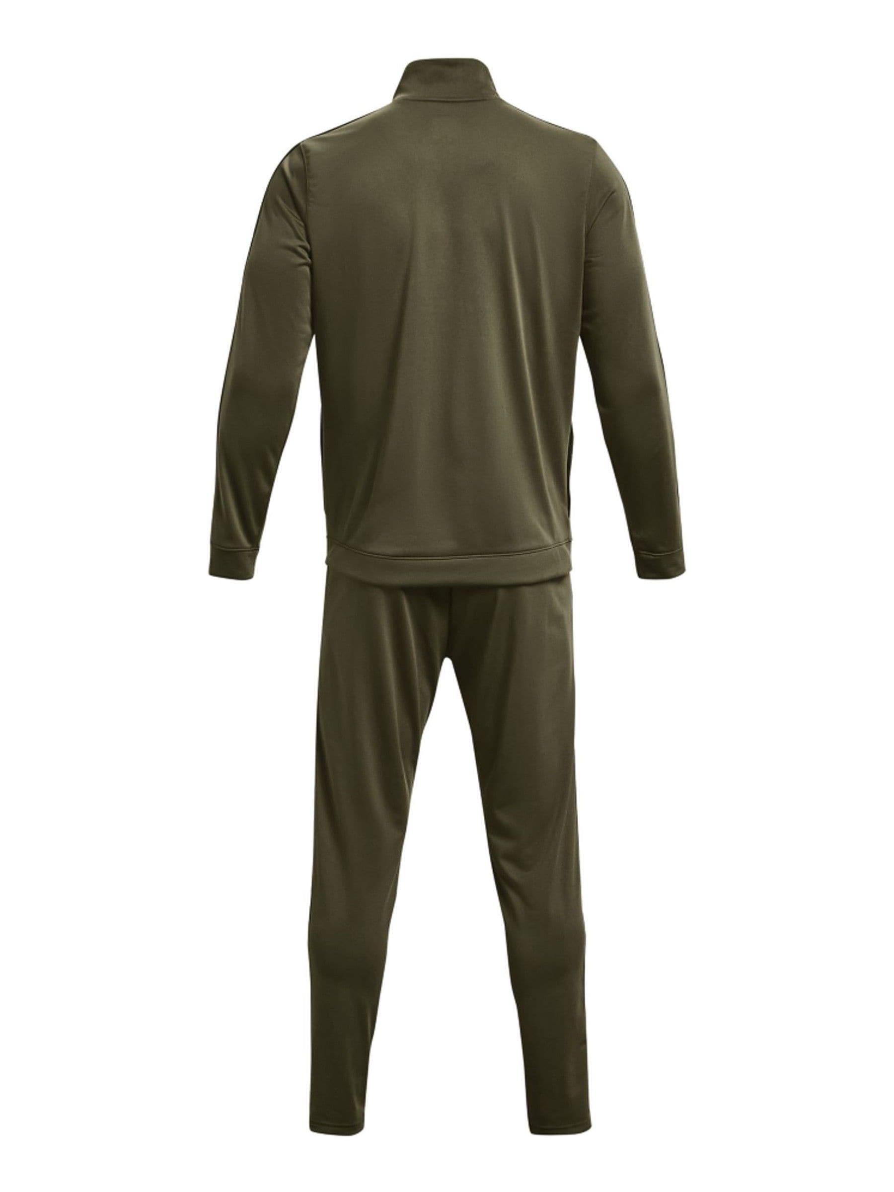 Khaki green under armour tracksuit best sale