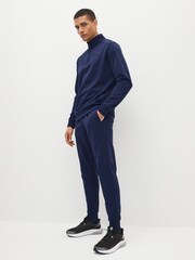 Under Armour Navy Fleece Quarter Zip Sweatshirt - Image 2 of 8