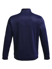 Under Armour Navy Fleece Quarter Zip Sweatshirt - Image 8 of 8
