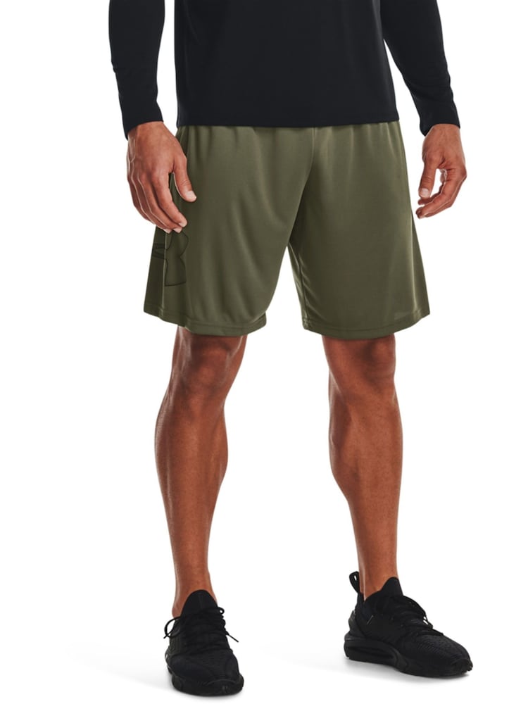 Under Armour Green Tech Graphic Shorts - Image 1 of 7