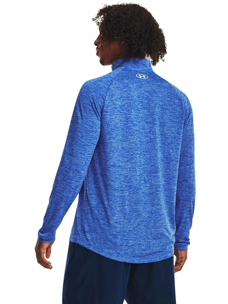Leuchtend Blau - Under Armour Tech Fleece mit kurzem Reißverschluss - Bild 2 von 6