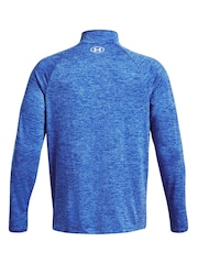 Leuchtend Blau - Under Armour Tech Fleece mit kurzem Reißverschluss - Bild 6 von 6