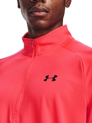 Leuchtend rot - Under Armour Tech Fleece mit kurzem Reißverschluss - Bild 4 von 6