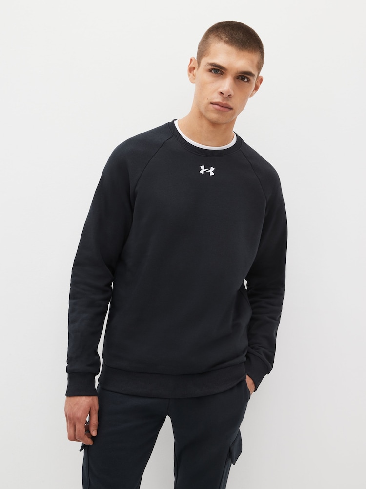 Under Armour Black Rival Sweatshirt - Image 1 of 5