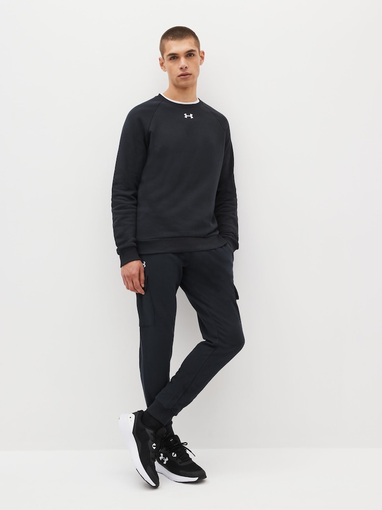 Under Armour Black Rival Sweatshirt - Image 2 of 5
