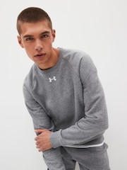 Under Armour Grey Rival Sweatshirt - Image 1 of 6