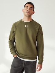 Under Armour Green Rival Sweatshirt - Image 1 of 6