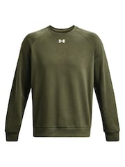 Under Armour Green Rival Sweatshirt - Image 5 of 6