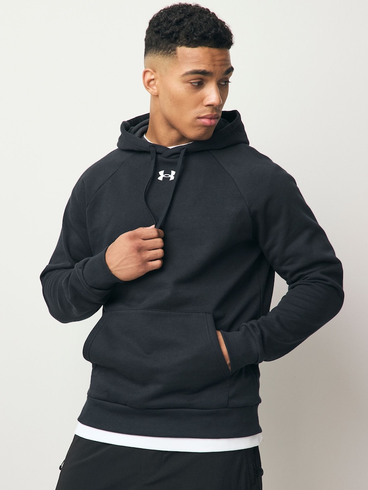 Черный - Флисовая толстовка Under Armour Rival - Image 1 of 7