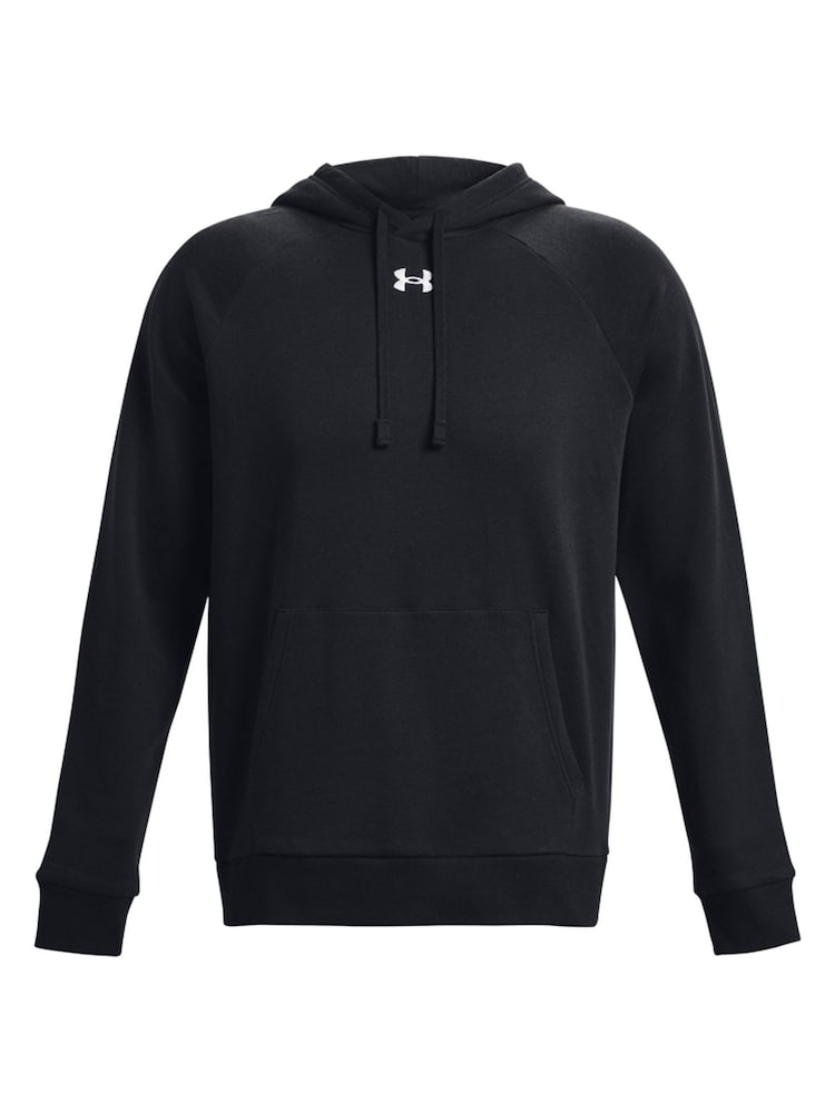 Under Armour Black Rival Fleece Hoodie - Image 6 of 7