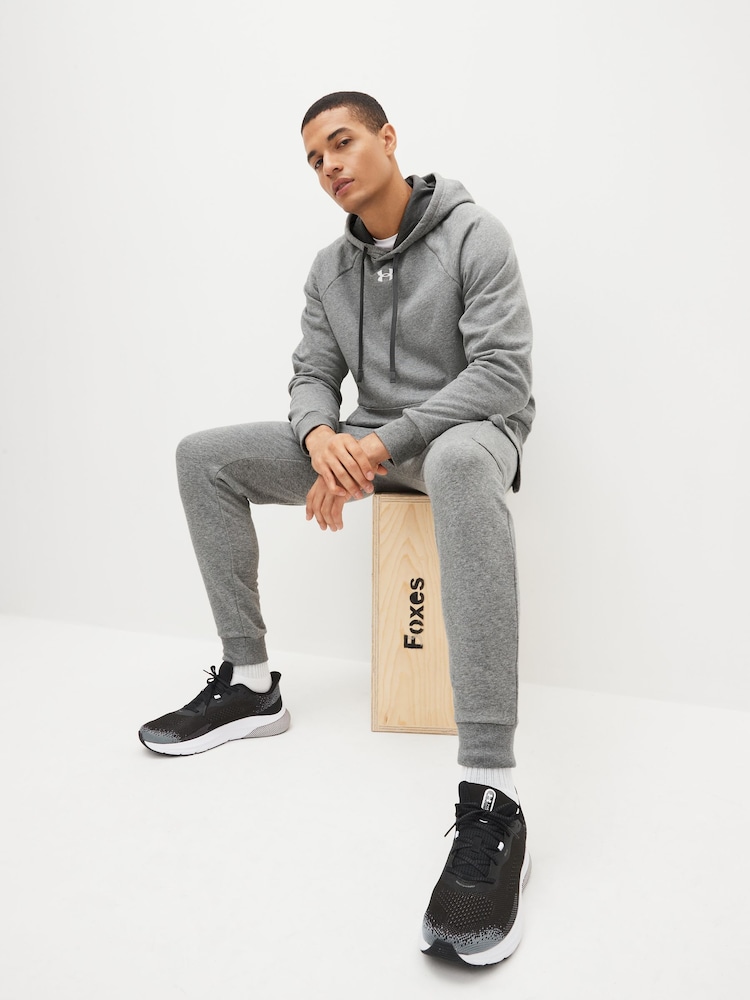 Under Armour Grey Rival Fleece Hoodie - Image 2 of 7