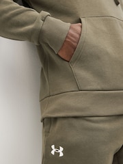 Verde - Sudadera con capucha de polar Rival de Under Armour  - Imagen 4 de 6