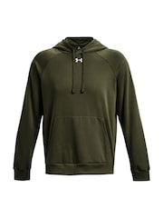 Verde - Sudadera con capucha de polar Rival de Under Armour  - Imagen 5 de 6