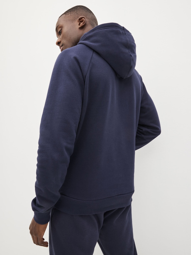 Under Armour Blue Rival Fleece Hoodie - Image 2 of 6