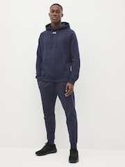Under Armour Blue Rival Fleece Hoodie - Image 3 of 6