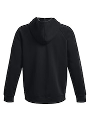 Under Armour Black Rival Fleece Zip Up Hoodie - Image 7 of 7