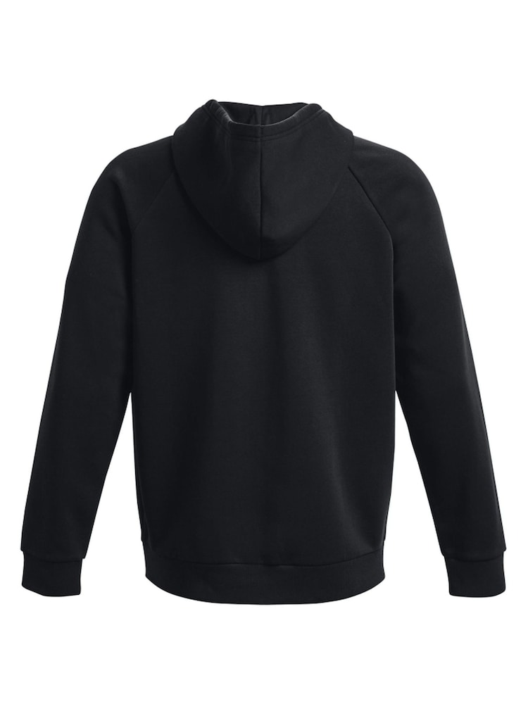 Under Armour Black Rival Fleece Zip Up Hoodie - Image 7 of 7