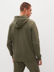 Under Armour Green Rival Fleece Zip Up Hoodie - Image 2 of 8