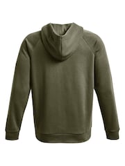 Under Armour Green Rival Fleece Zip Up Hoodie - Image 8 of 8