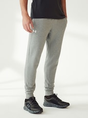 Under Armour Grey Rival Fleece Joggers - Image 1 of 6