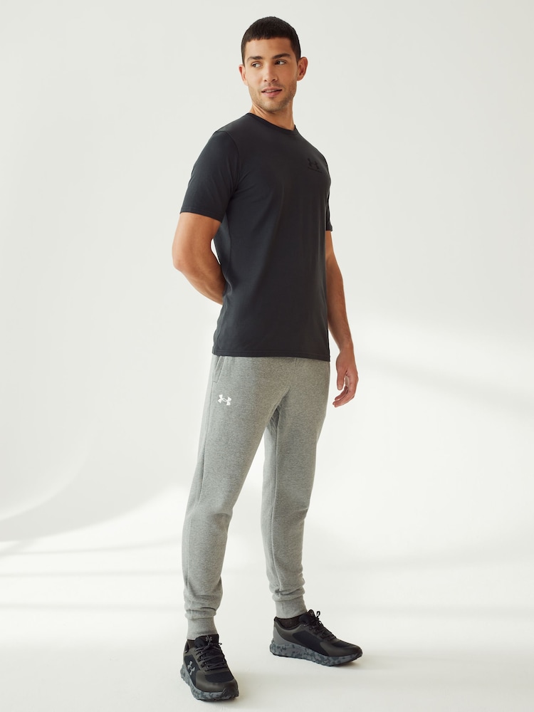 Under Armour Grey Rival Fleece Joggers - Image 2 of 6