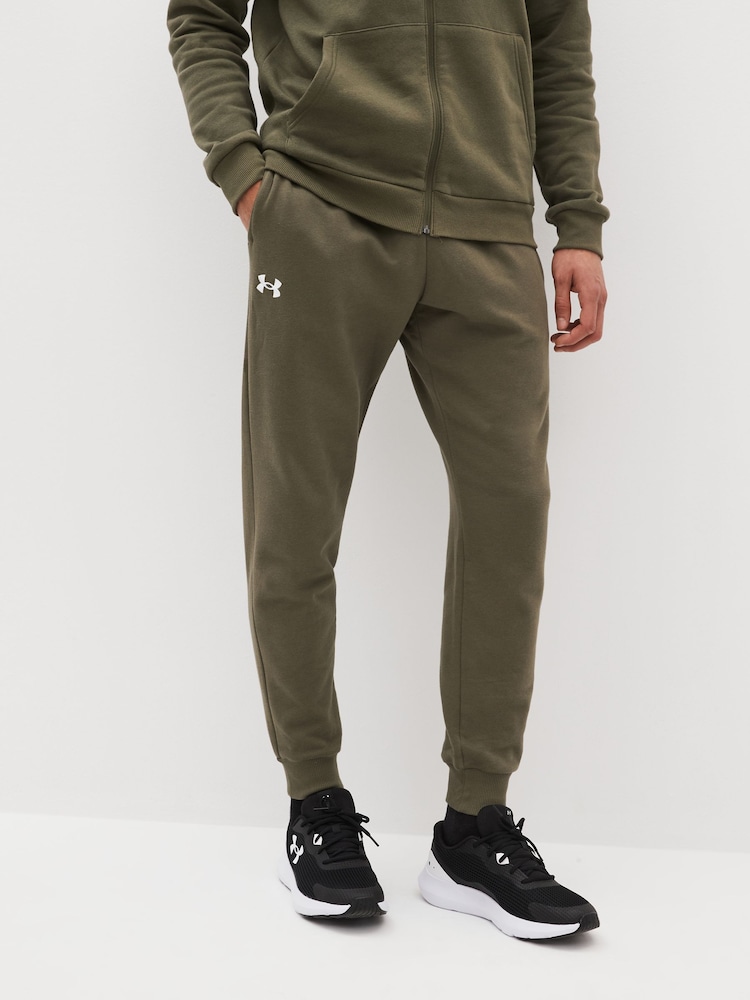 Under Armour Green Rival Fleece Joggers - Image 1 of 6