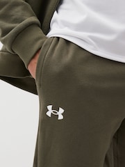 Under Armour Green Rival Fleece Joggers - Image 4 of 6