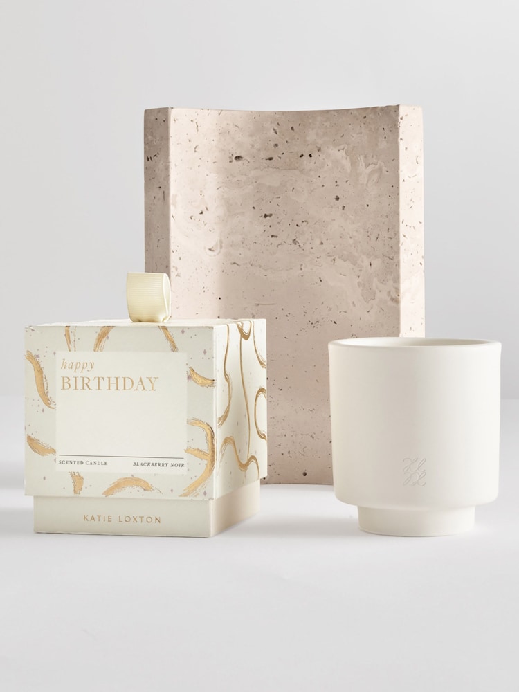 Katie Loxton Happy Birthday Blackberry Noir Ceramic Sentimental Candle - Image 2 of 5 Katie Loxton Happy Birthday Blackberry Noir Ceramic Sentimental Candle - Image 2 of 5