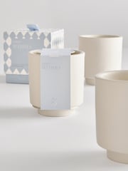 Katie Loxton Winter Wishes Frosted Pine and Cedarwood Ceramic Sentiment Candle - Image 2 of 5