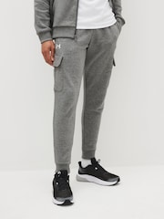 Under Armour Grey Rival Fleece Cargo Joggers - Image 1 of 7