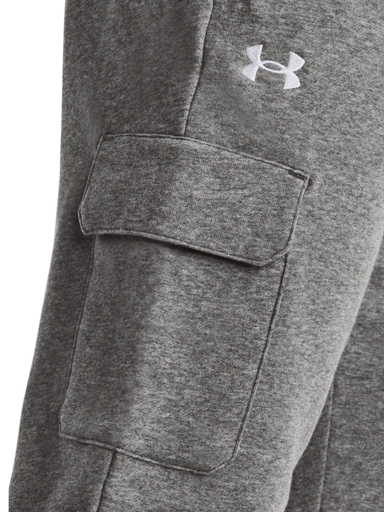 Under Armour Grey Rival Fleece Cargo Joggers - Image 5 of 7