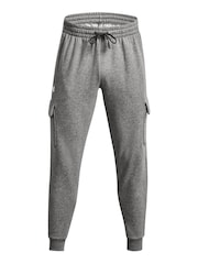Under Armour Grey Rival Fleece Cargo Joggers - Image 6 of 7