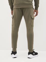 Under Armour Green Rival Fleece Cargo Joggers - Image 3 of 6