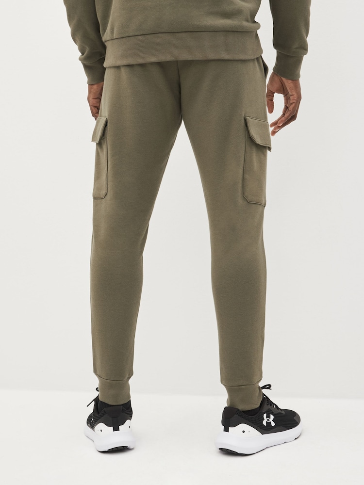 Зелений - Under Armour Конкуруючі флісові джоггери карго - Image 3 of 6