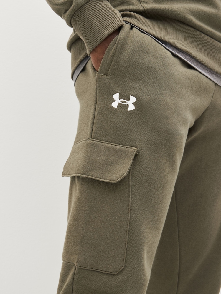 Зелений - Under Armour Конкуруючі флісові джоггери карго - Image 4 of 6