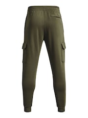 Under Armour Green Rival Fleece Cargo Joggers - Image 6 of 6