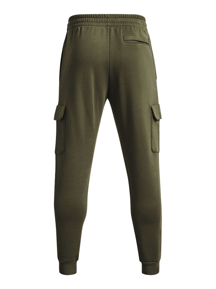 Under Armour Green Rival Fleece Cargo Joggers - Image 6 of 6