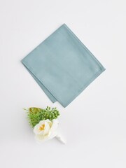 Green Pocket Square & Corsage Set - Image 2 of 3