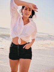 Black Own. Ultra High Waist Shorts - Image 1 of 13