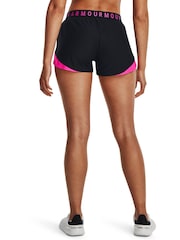 Under Armour Black/Pink Play Up 3.0 Shorts - Image 3 of 6