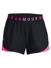 Under Armour Black/Pink Play Up 3.0 Shorts - Image 5 of 6