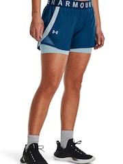 Dunkelblau - Under Armour – 2-In-1 Shorts - Bild 3 von 6