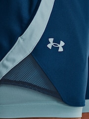 Dunkelblau - Under Armour – 2-In-1 Shorts - Bild 4 von 6