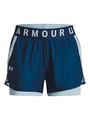 Dunkelblau - Under Armour – 2-In-1 Shorts - Bild 5 von 6