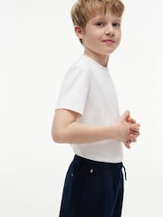 Tommy Hilfiger Blue Essential Loose Twill Trousers - Image 4 of 5