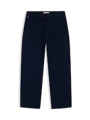 Tommy Hilfiger Blue Essential Loose Twill Trousers - Image 5 of 5