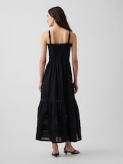 Gap Gestuftes Maxikleid mit Lochstickerei - Bild 2 von 4