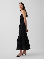 Gap Gestuftes Maxikleid mit Lochstickerei - Bild 3 von 4